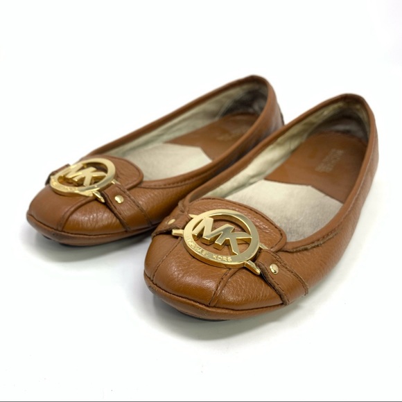 Michael Kors Tracee Moc Toe Leather Slip On Flats - Picture 5 of 9